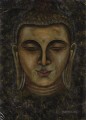 Cabeza de Buda en budismo gris